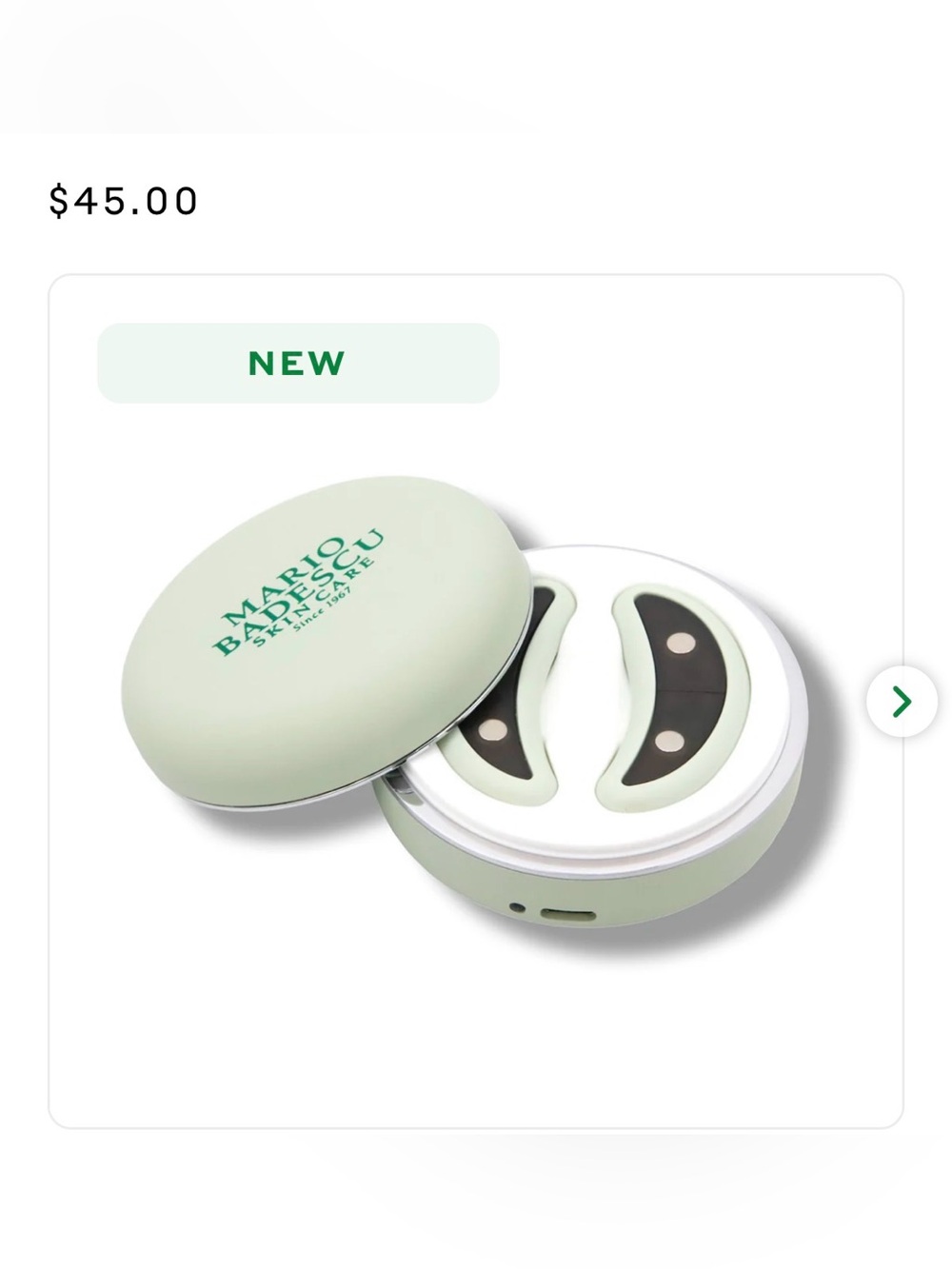 Mario Badescu Mint Green Eye Massager